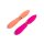 NU Sensuelle Bullets Deux Double-Ended Pink