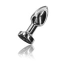 TOYTOY The Glider Vibro Anal Plug Silver S 2,8 cm