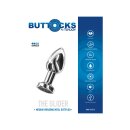 TOYTOY The Glider Vibro Anal Plug Silver M 3,4 cm