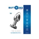 TOYTOY The Glider Vibro Anal Plug Silver L 4.1 cm
