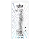 Clear Dildo w. Balls 8 inch - 22.5 cm