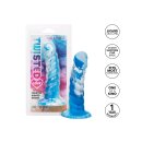 CalExotics Twisted Ribbed Probe Blue 14 cm