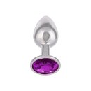 CalExotics Jewel Small Amethyst Plug 3,25 cm