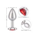 CalExotics Jewel Small Ruby Heart  Plug 3,25 cm
