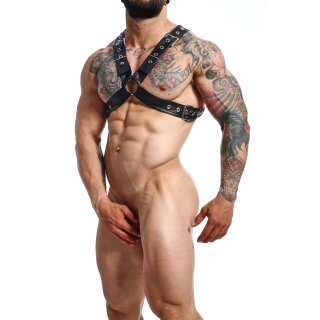 DNGEON X Cross Chain Harness Black - OS