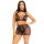 Leg Avenue Halter Crop Top und Minirock Onesize schwarz