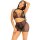Leg Avenue Halter Crop Top und Minirock Onesize schwarz