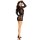 Leg Avenue Minikleid mit sexy langen Handschuhärmeln Onesize schwarz