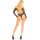 Leg Avenue Crotchless teddy with halter schwarz O/S