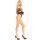 Leg Avenue Crotchless teddy with halter schwarz O/S