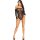 Leg Avenue Off the shoulder teddy schwarz O/S