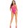 Leg Avenue mesh string body with hearts one size pink