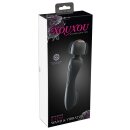 XOUXOU E-Stim stimulation current 2 in 1 massage wand & vibrator black