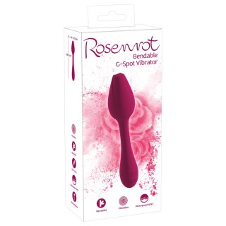 You2Toys Rose Red Flexible G-Spot Vibrator Rose Red