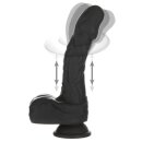 Naked Addiction shock vibrator with suction cup strap-on compatible black