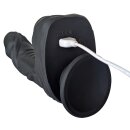 Naked Addiction shock vibrator with suction cup strap-on compatible black