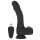 Naked Addiction shock vibrator with suction cup strap-on compatible black
