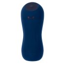 Playboy Gusto sucking, vibrating stroker blue