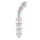 Playboy Jewel Double-sided transparent glass dildo