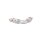 Playboy Jewel Double-sided transparent glass dildo