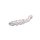 Playboy Jewel Double-sided transparent glass dildo