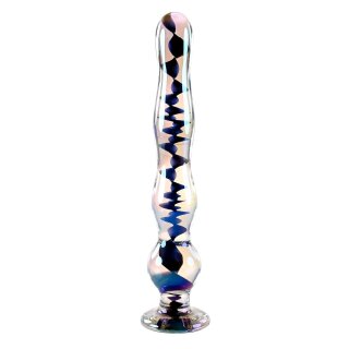 Playboy Jewels wall massage glass dildo transparent