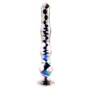 Playboy Jewels wall massage glass dildo transparent