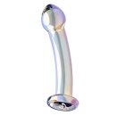 Playboy Jewels King transparent glass dildo