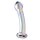 Playboy Jewels King transparent glass dildo