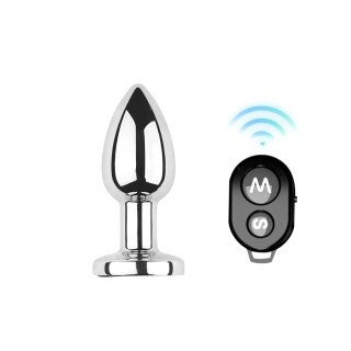 Vibrating Aluminum Buttplug Small