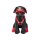 Prowler Booted Up Bandit Lederhund mit rotem Bondage Harness und Augenmaske schwarz