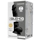 SILEXD Dildo Dual Density Silicone Model 1 Black 17,5 cm
