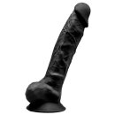 SILEXD Dildo Dual Density Model 1 Black 20 cm