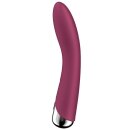 Satisfyer Point G Spinning Vibe 1 Vibrator - 11 x 3cm Raspberry