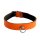 Kiotos Leather Collar Mini O-Ring Orange