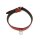 Kiotos Leather Collar Mini O-Ring Red
