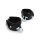 Kiotos Leather Handcuffs with Metal Shackle