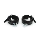 Kiotos Leather Ankle cuffs with Metal Shackle