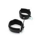 Kiotos Leather Ankle cuffs with Metal Shackle
