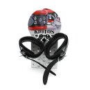 Kiotos Leather Ankle cuffs with Metal Shackle