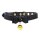 XR Brands Golden Kitty Cat Bell Collar Black/Gold