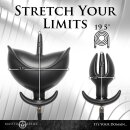 XR Brands Bad Buoy Anchor Inflatable Silicone Anal Plug Black