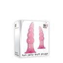 Adam & Eve Fun Jelly Butt Plugs pink