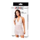 Amorable by Rimba Minikleid mit G-String Weiß Einheitsgröße