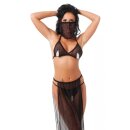 Amorable by Rimba Belly Dancer Set 4 pieces Black One Size