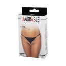 Amorable by Rimba G-String with pearls One Size Black