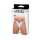 Amorable by Rimba Dress suit styled thong One Size White / Black