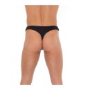 Amorable by Rimba Thong with mesh One Size Black