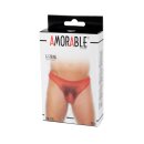 Amorable by Rimba Transparent thong One Size Red