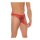 Amorable by Rimba Transparent thong with spout One Size Red
